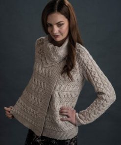 Scene-stealing new Aran merino wool top from Irish knitters Westend