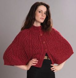 The Wool Pack: fashion-forward new cropped cape by Westend Knitwear