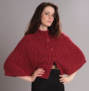 The Wool Pack: fashion-forward new cropped cape by Westend Knitwear