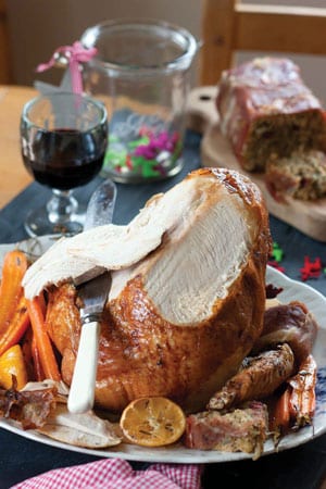 Succulent and delicious organic free-range Black Norfolk turkey: 8-8.99kg