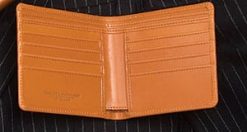 Notecase wallet in English bridle leather