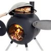 The Ozpig from the Outback: outdoor wood stove, barbecue, fire pit and heater