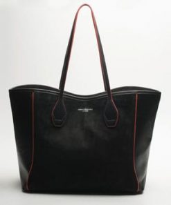 Soft Focus: Luxurious leather and suede Olivia shopper-tote by Thomas Lyte