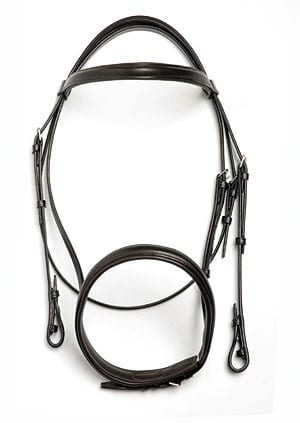 Padded Medium Weight English Bridles by Shayler of Walsall