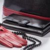 Elegant Italian Piano Grande purse wallet multi-organiser with tab