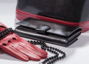 Elegant Italian Piano Grande purse wallet multi-organiser with tab