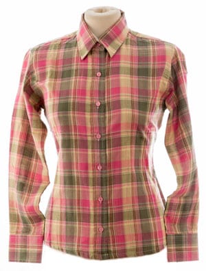 New English made pure cotton check shirt for ladies