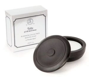 Finest new fragrance for shaving soap from Taylor of Old Bond Street: Platinum Collection 2 x 150g Shaving Bowls