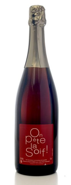 On Pete la Soif! Delicious Jean Paul Thévenet 2016 sparkling red Beaujolais