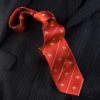 Handsome silk woven polo tie, a very sporting deal at a mere £15