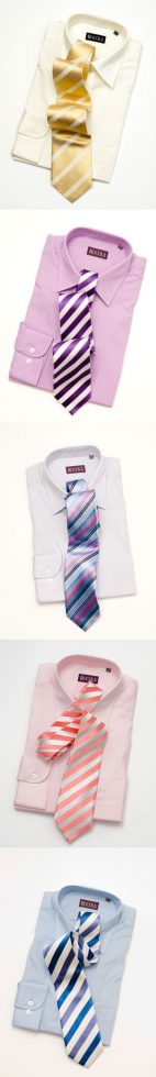 Pure silk striped ties in every colour