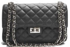 Sumptuous, softly structured Italian leather Canazei quilted mini bag