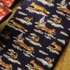 The Quarry Tie: pure silk fox and hare in snow