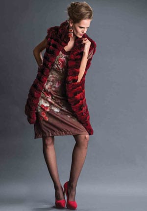 Haute Collection: Opulent Fur: Sumptuous handcrafted long chinchilla gilet
