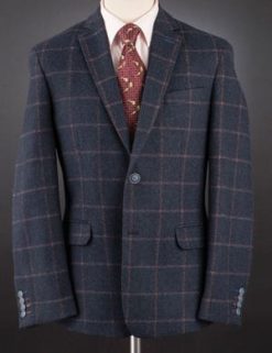 Super new pure wool jacket with personality and style, tailored by English tailors Gurteen