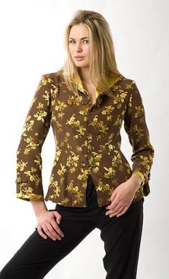 Flower girl: fabulous new silk jacket for Spring 2011