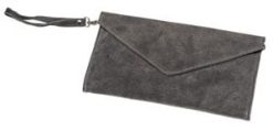 Suede clutch: the instant style-adjuster at a mere £19