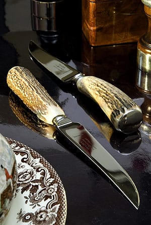 Stag-handled steak knives | Set of 6