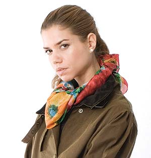 Seville silk scarf: a snip at £16