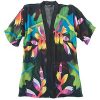 Tropic Ginger pure silk hand-painted top from Hawaii