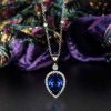 Exceptional 11.66ct tanzanite, diamond and 18ct white gold necklace