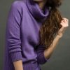 Pure Italian style: Luxurious two-ply cashmere-silk jumper, the Valentina