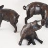 Limited edition bronze: Three Little Pigs by Michael Simpson