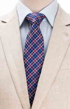 New season ties: the smart pure silk check