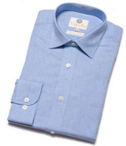 New and warm Viyella cotton-merino plain shirts: a snip at £39