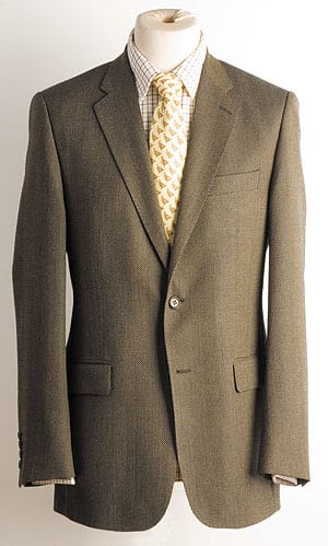Mens wool and cashmere jacket