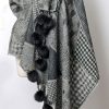 Pure wool Chelsea Shawl: just add checks to update a look