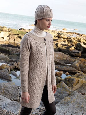 Compelling new cardigan jacket: combiness haute couture and comfort