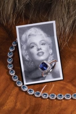 New Hatton Garden Collection: Exceptional aquamarine, diamond and 18ct bracelet