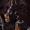 Delightful Angel Falls Earrings in natural gemstones and 14ct gold