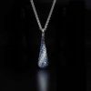 New Sapphire and Silver Collection from New York: Aphros Teardrop Pendant