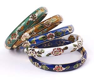 Beautiful cloisonné bangle: a work of art for £15