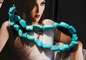 Claudia Turquoise and Silver Necklace
