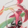 Exquisite South Sea Black Pearls of Tahiti: the Octantis Earrings with Diamonds and 18ct Gold
