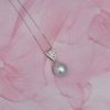 Fabulous South Sea pearl, diamond and 18ct white gold pendant necklace