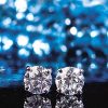 The Classic Diamond One Carat Earrings and 18ct White Gold