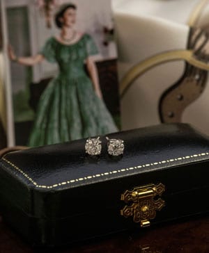 Spectacular 2.02 carat Diamond Earrings set in 18ct White Gold