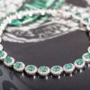 New Hatton Garden Collection: Exquisite Emerald, Diamond and 18ct Gold Bracelet