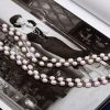 Elegant new-season Etoile pearls and amethyst two-strand necklace