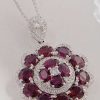 Rich and rare: The Erythros Necklace in rubies, diamonds and 18ct white gold