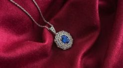 Exceptional diamond and tanzanite pendant from Hatton Garden: save £7,450