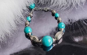 Fabulous new turquoise bracelet by Aleyne: a snip at £37