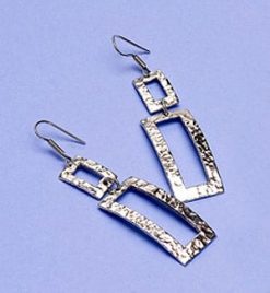 Handmade Flamenco sterling silver earrings, £33