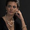 Natural beauty: Baroque Pearl and Gold 'Manon Necklace': only £327