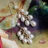 Sunlit Pool pearl and gold earrings from Hawaii