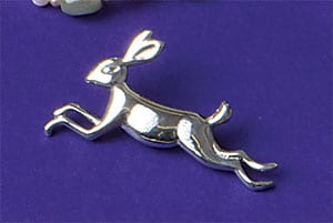 The Wild Collection: Handmade Cornish pewter Hare